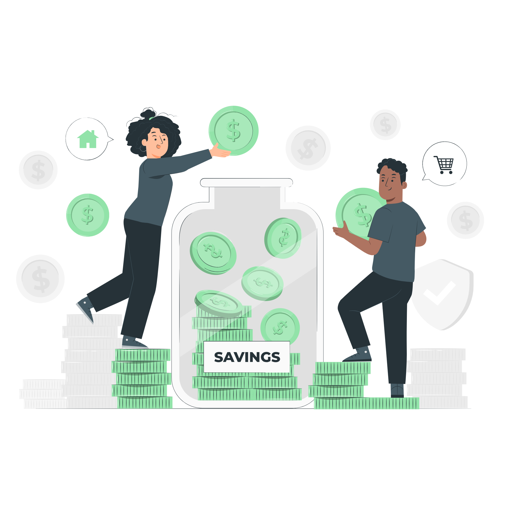 Financial Growth Illustration